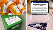 Where and How to Dispose of Unused Medicines – FDA.gov