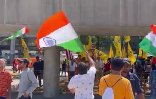 Go back to India: Pro-Khalistan protesters disrupt India Day Parade in Canada; watch video – The Tribune India