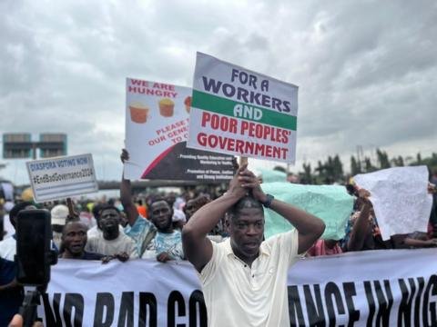 Relive day two of end bad governance protests across Nigeria – BBC.com