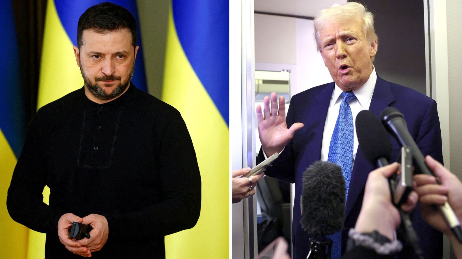 Ukraine war latest: Starmer and Macron have 'done nothing' to end war – and Zelenskyy has 'no cards' left to negotiate, says Trump – Sky News