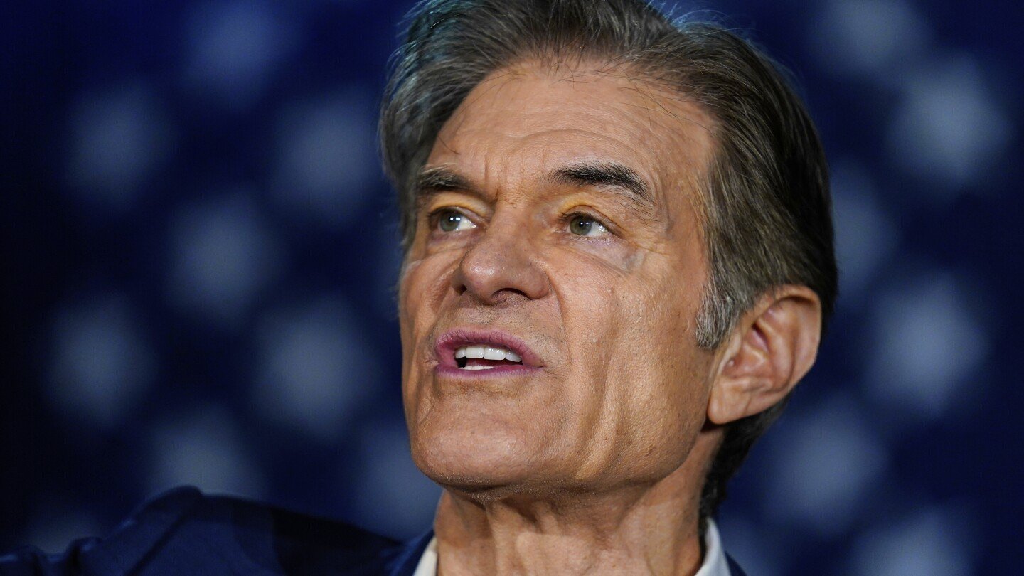 Dr. Mehmet Oz heads to the Senate with pitch to oversee America's health insurance programs – The Associated Press