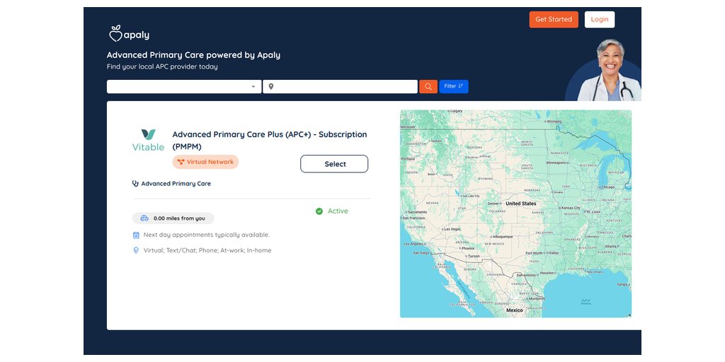 Vitable Health Becomes Nationwide Virtual Primary Care Partner for Apaly, Expanding Advanced Primary Care Access for Enterprise Employees – Business Wire