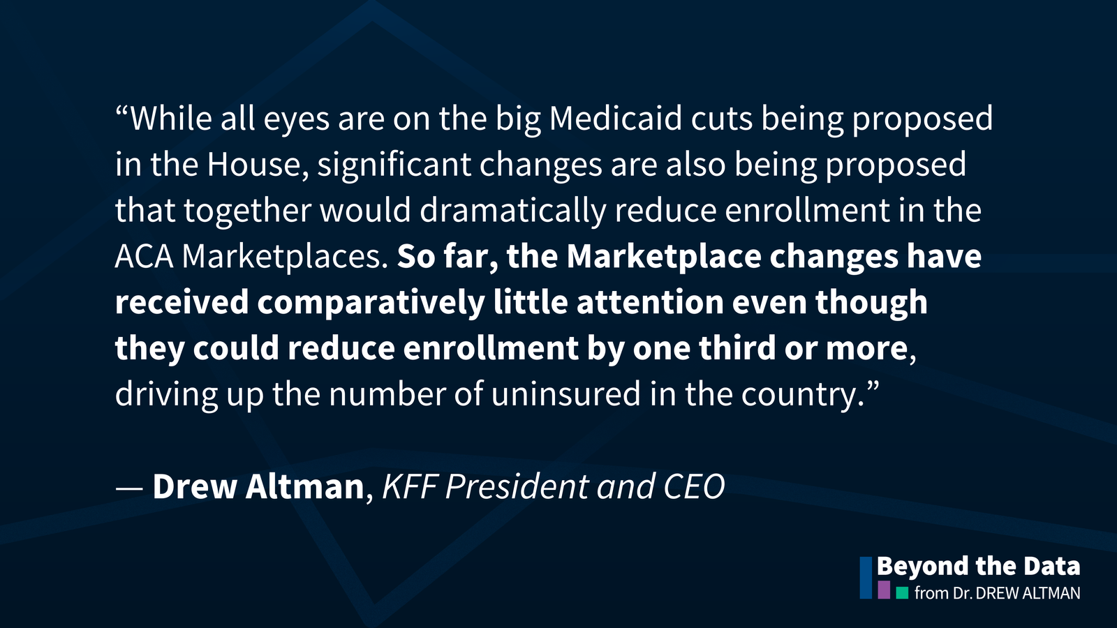 The Spotlight Is on Medicaid Cuts, But the ACA Marketplaces Could See a One-Third Cut in Enrollment – KFF
