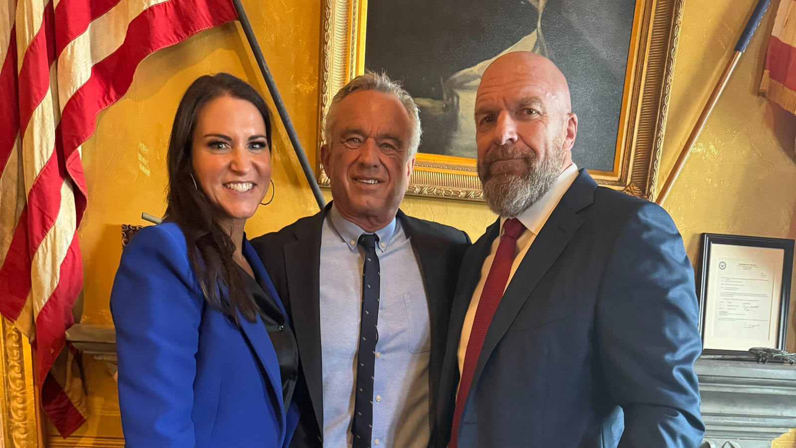 Triple H And Stephanie McMahon Meet With Secretary Kennedy To Discuss President's Council on Sports, Fitness & Nutrition – Fightful